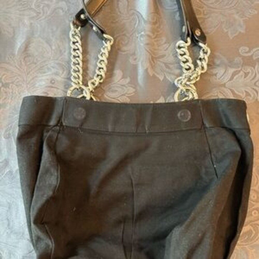 Miche demi black base purse with chain straps